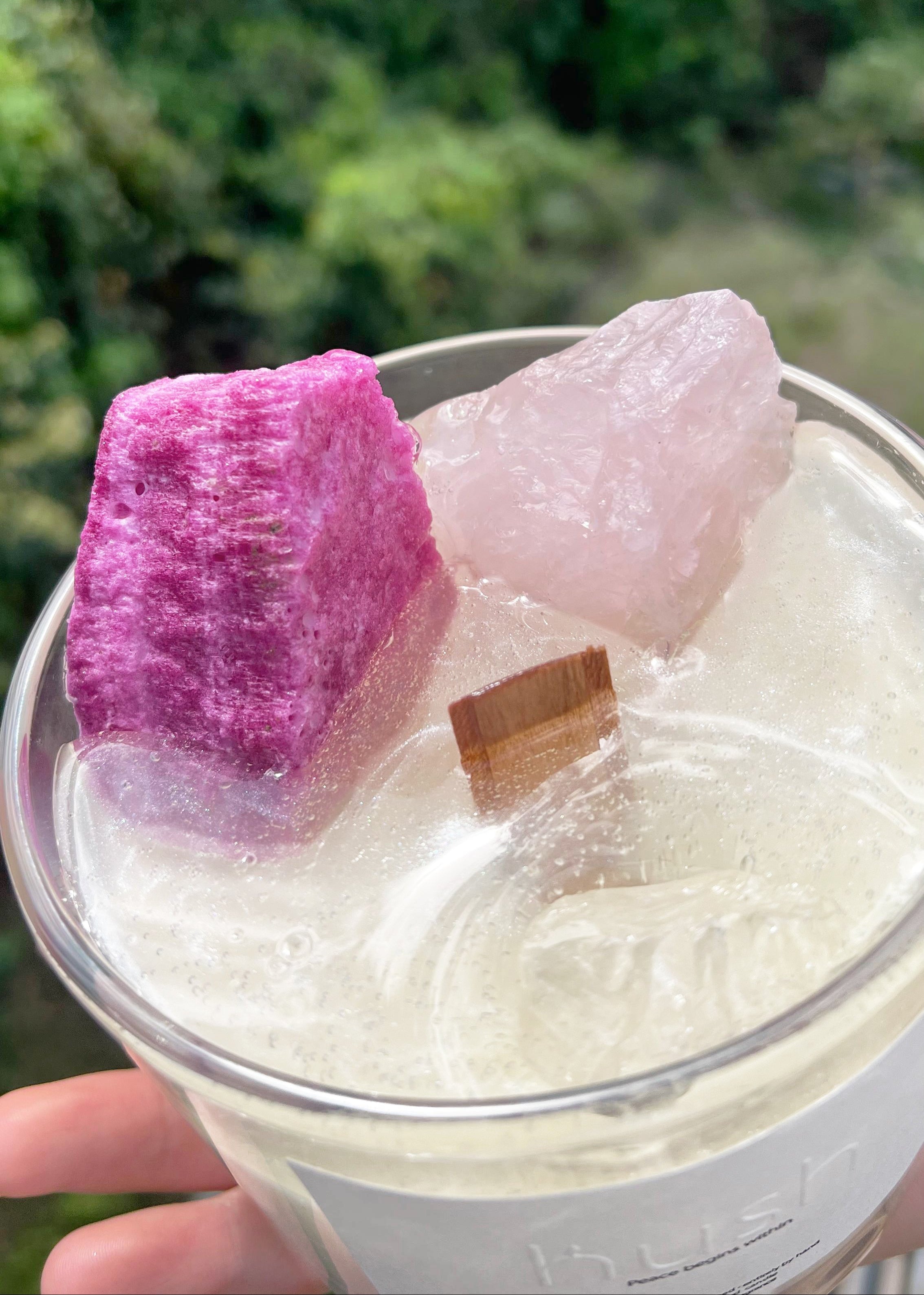 CC101 - Crystal Scented Candle Collection - Rose Quartz + Ruby Corundum