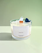 CC102 - Crystal Scented Candle Collection - Clear Quartz + Black Tourmaline