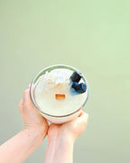 CC102 - Crystal Scented Candle Collection - Clear Quartz + Black Tourmaline