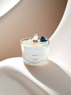 CC101 - Crystal Scented Candle Collection - Rose Quartz + Ruby Corundum